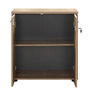 Hanah Home Nkt-522-Tt-1 Estantería Roble 76x75x34cm Tablero de Partículas Melamina 16mm